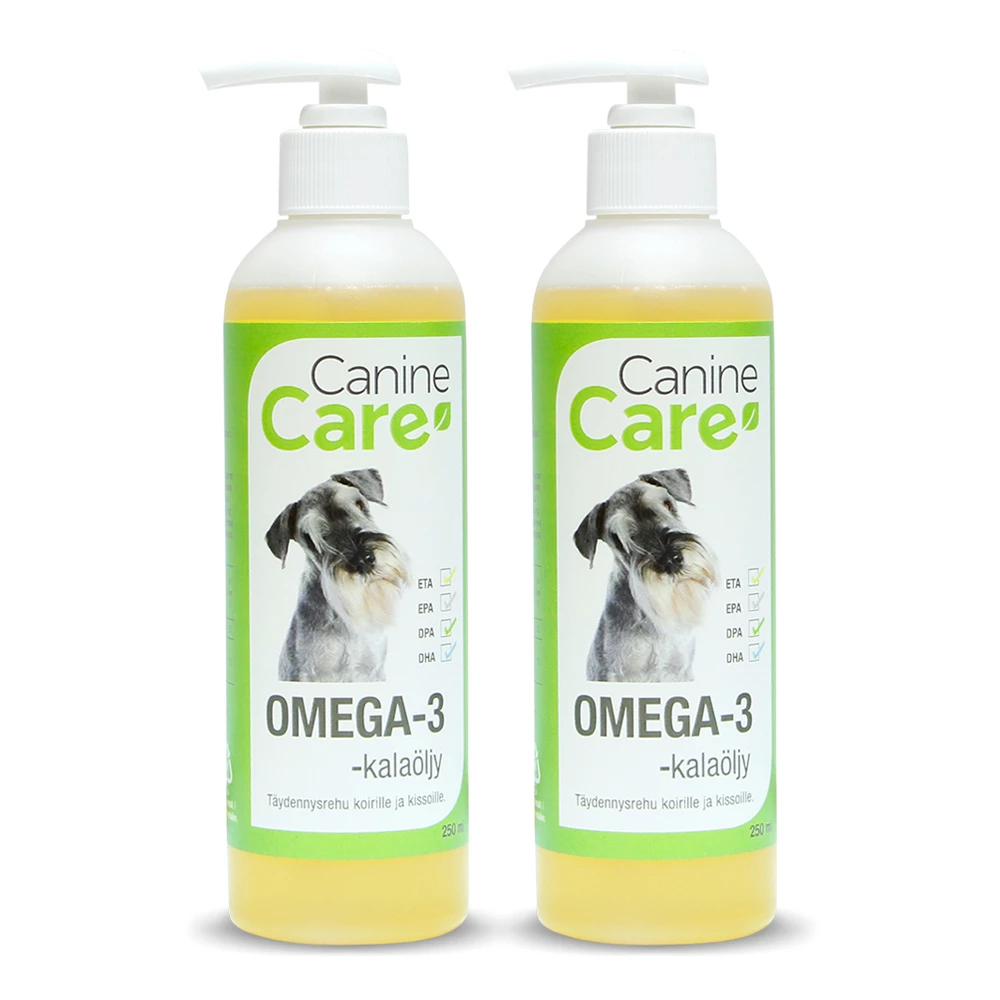 CanineCare Omega-3 -kalaöljy 2 X 250 Ml 1 CanineCare Omega-3 -kalaöljy 2 X 250 Ml