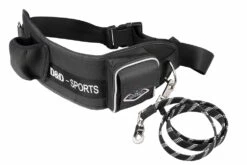 D&D Sports -talutusvyö Suurille Koirille, 110 Cm, Musta