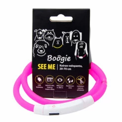 Boogie See Me, Koiran Valopanta -lemmikki tallentaa boogie see me koiran valopanta pinkki 20 70cm dg2054 2