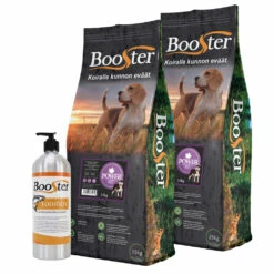 Booster Power 2 X 15 Kg + Booster Lohiöljy, 950 ML