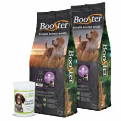 Booster Power, 2 X 15 Kg + CanineCare Palautusjuomajauhe 300g