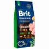 15 Kg Brit Premium By Nature Adult XL, 45-90 Kg Aikuiset