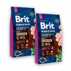 2 X 8 Kg Brit Premium By Nature Adult S, 1-10 Kg Aikuiset -lemmikki tallentaa brit adults