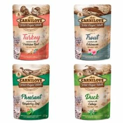 Carnilove Cat Triplapakkaus, Fileitä Kastikkeessa Lajitelmalaatikko X 3 -lemmikki tallentaa carnilove kissan markaruoka fileina kastikkeessa annospussissa 12x85g cl104100395 2 1