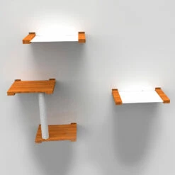 Cat Parkour -kiipeilytasosetti Seinälle, Hoodi (B) -lemmikki tallentaa cat parkour kiipeilytasosetti seinalle hoodi scw02 4