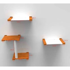 Cat Parkour -kiipeilytasosetti Seinälle, Hoodi (B) -lemmikki tallentaa cat parkour kiipeilytasosetti seinalle hoodi scw02 5