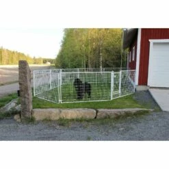 Jämpti Pro Mini Sinkitty + Maalattu Koiratarha 6 X 6 M (1 + 11, Korkeus 115 Cm) -lemmikki tallentaa j a jampti pro mini 1 11 tarhapaketti 33 1