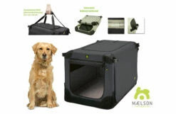 Maelson Soft Kennel Anthracit, 52 X 33 X 33 Cm -lemmikki tallentaa petnap pn1868001 3