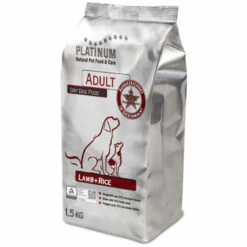 Platinum Adult Lammas + Riisi, 1,5 Kg