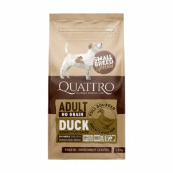 Quattro Dog, Small Breed Adult, With Duck