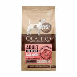 Quattro Dog Small Breed Adult, With Salmon