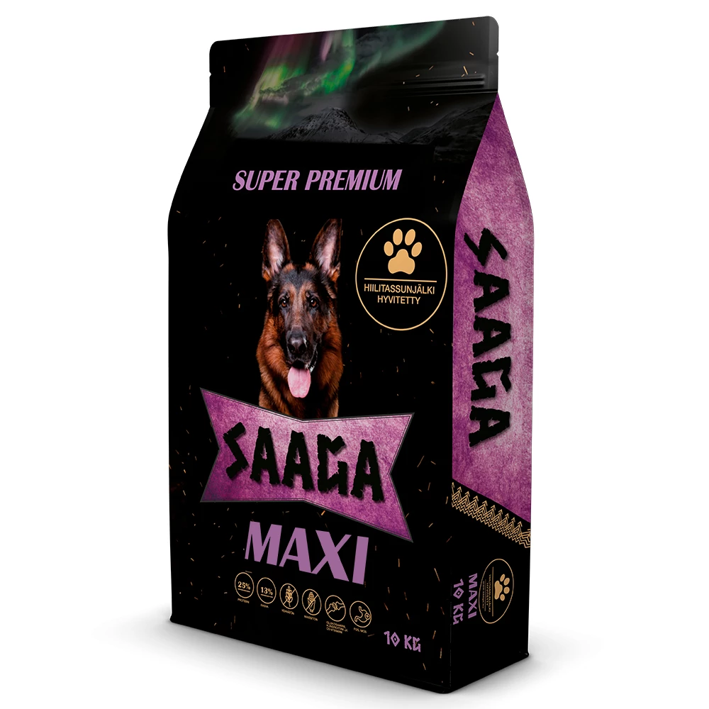 Saaga Maxi, Täysravinto Koirille 10 Kg 1 Saaga Maxi, Täysravinto Koirille 10 Kg