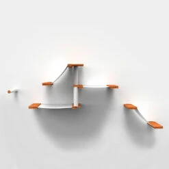 Cat Parkour -kiipeilytasosetti Seinälle, Runi (D)