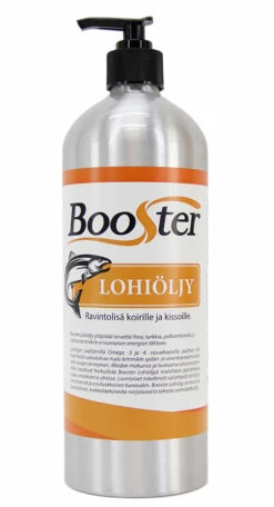 Booster Salmon 2 X 15 Kg + Booster Lohiöljy, 950 ML -lemmikki tallentaa vipstore P1452 1 1 9